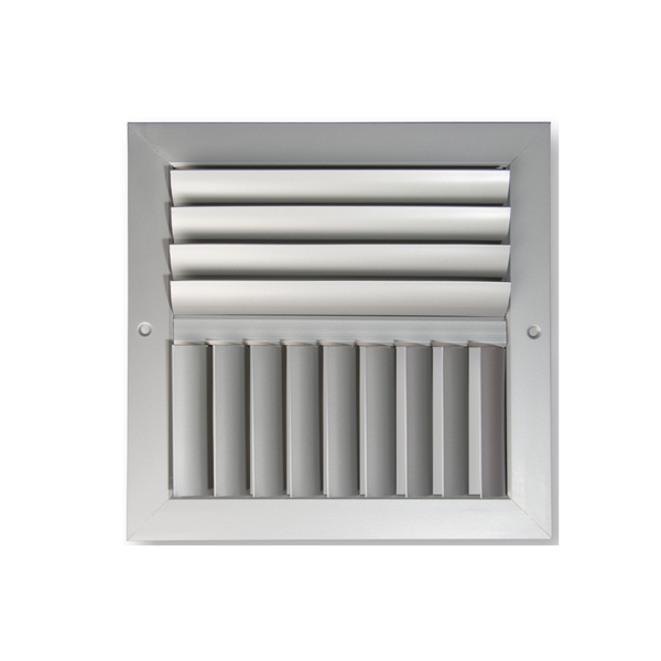 2 Ways Adjustable Horizontal And Vertical Curved Grille Up & Right 24 x 20 - HVAC Corner