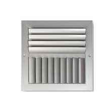 2 Ways Adjustable Horizontal And Vertical Curved Grille Up & Right 18 x 18 - HVAC Corner