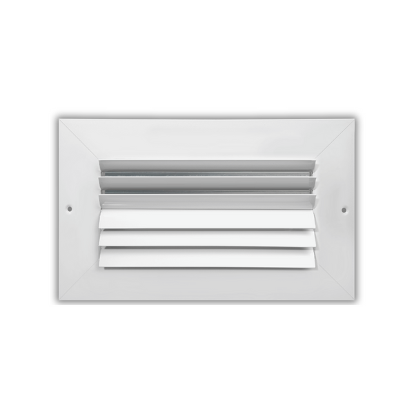 Two Ways Horizontal Adjustable Blades Wide Flange Curved Opposed Blade Damper Register 14 x 10 - HVAC Corner