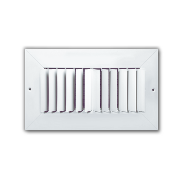 Two Ways Vertical Adjustable Blades Wide Flange Curved Opposed Blade Damper Register 30 x 30 - HVAC Corner