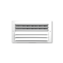 Two Way Horizontal Adjustable Blades Curved Opposed Blade Damper Register 24 x 16 - HVAC Corner