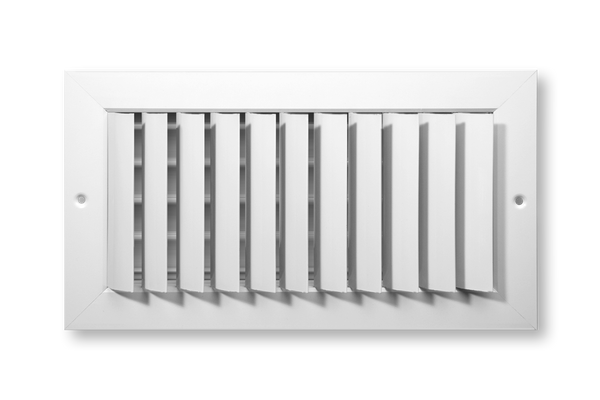 1 Way Vertical Adjustable Blades Curved Multi Shutter Damper Register 14 x 6 - HVAC Corner
