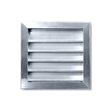Flange Frame Heavyduty Waterproof InscetScreen Louver Screw Holes 8 x 8 - HVAC Corner