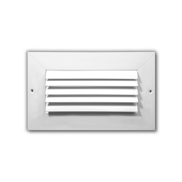 1 Way Wide Flange Adjustable Horizontal Curved Grille 14 x 6 - HVAC Corner