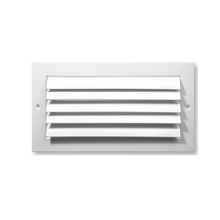 1 Way Horizontal Adjustable Blades Curved Opposed Blade Damper Register 10 x 10 - HVAC Corner
