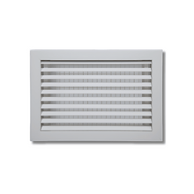 30° FixedBlades  Thinline InscetScreen Louver Horizontal Screw Holes 14 x 8 - HVAC Corner